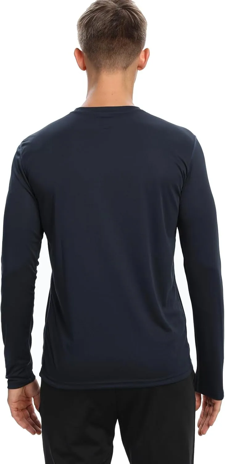 1/3 /6 Pack Mens Long Sleeve T Shirts,Running Sun Protection UPF 50  Shirts Quick-Dry Lightweight Workout T-Shirts