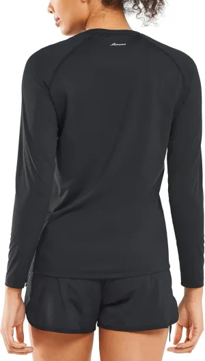 ALLZERO Rash Guard for Women UPF 50  Long Sleeve Sun Shirts Quick Dry SPF Shirts for Workout Hiking Fishing