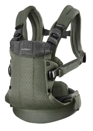 BabyBjrn Baby Carrier Harmony, Dark Green, 3D Mesh | 3-in-1 Ergonomic Baby Carrier; Newborn, Facing-in, Outward-Facing, and Back Carrying Positions Supported (7-40 lbs), Newborn to Toddler