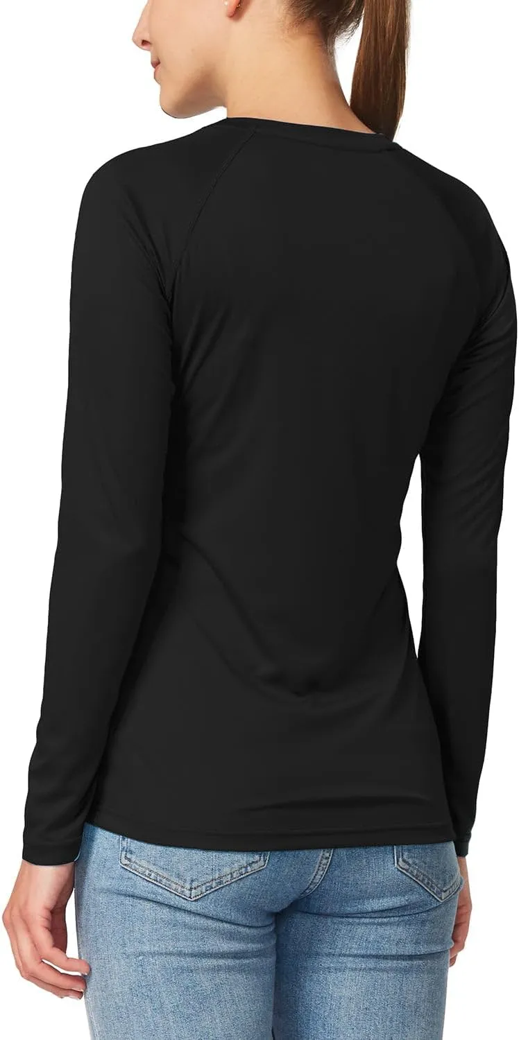 baleaf Women's UPF 50  Sun Shirts Long Sleeve UV Protection Rash Guard Lightweight Quick Dry SPF Hiking Tops Outdoor