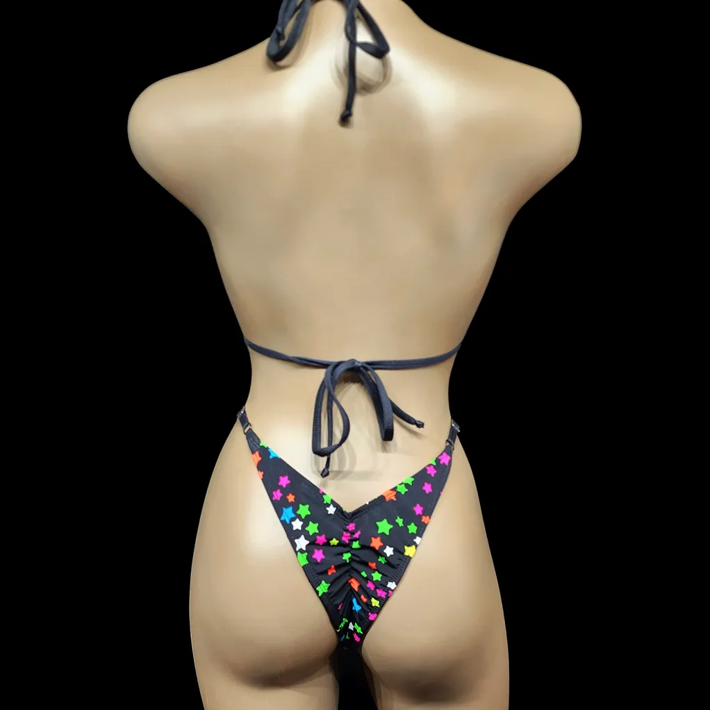 Beach Bikini No.85 Teenie Weenie Rainbow Stars