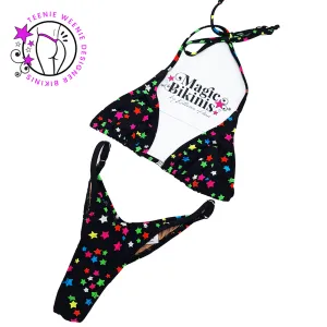 Beach Bikini No.85 Teenie Weenie Rainbow Stars