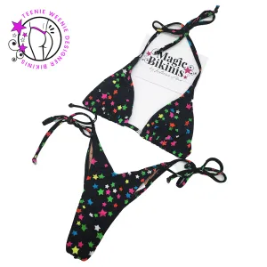 Beach Bikini No.86 Teenie Weenie Rainbow Stars