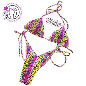 Beach Bikini No.87 Teenie Weenie Rainbow Leopard