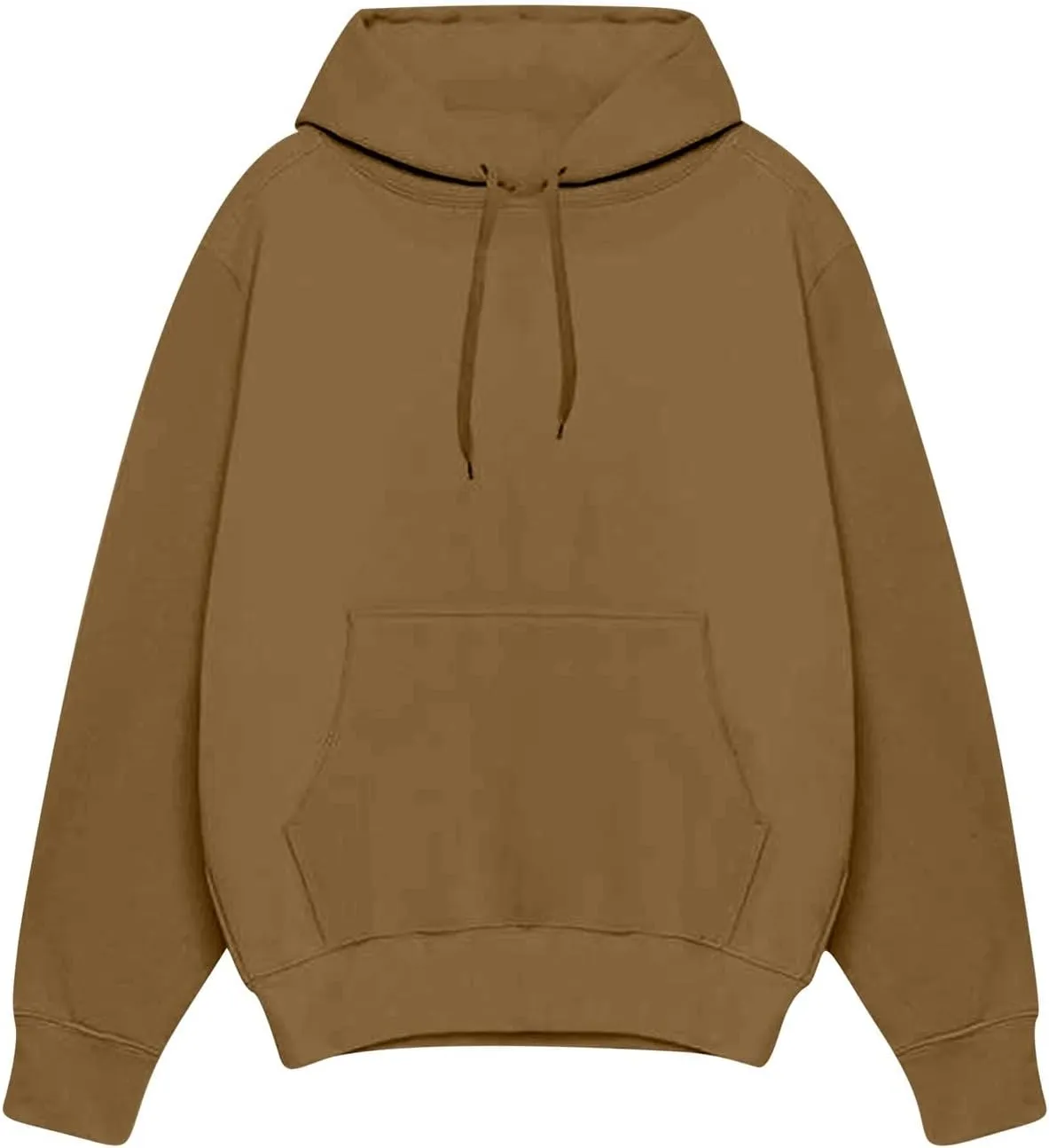 Big and Tall Hoodies for Men Heavyweight Long Sleeve Solid Hooded Sweatshirts Loose Sport Pullover Shirt Fall Clothes
