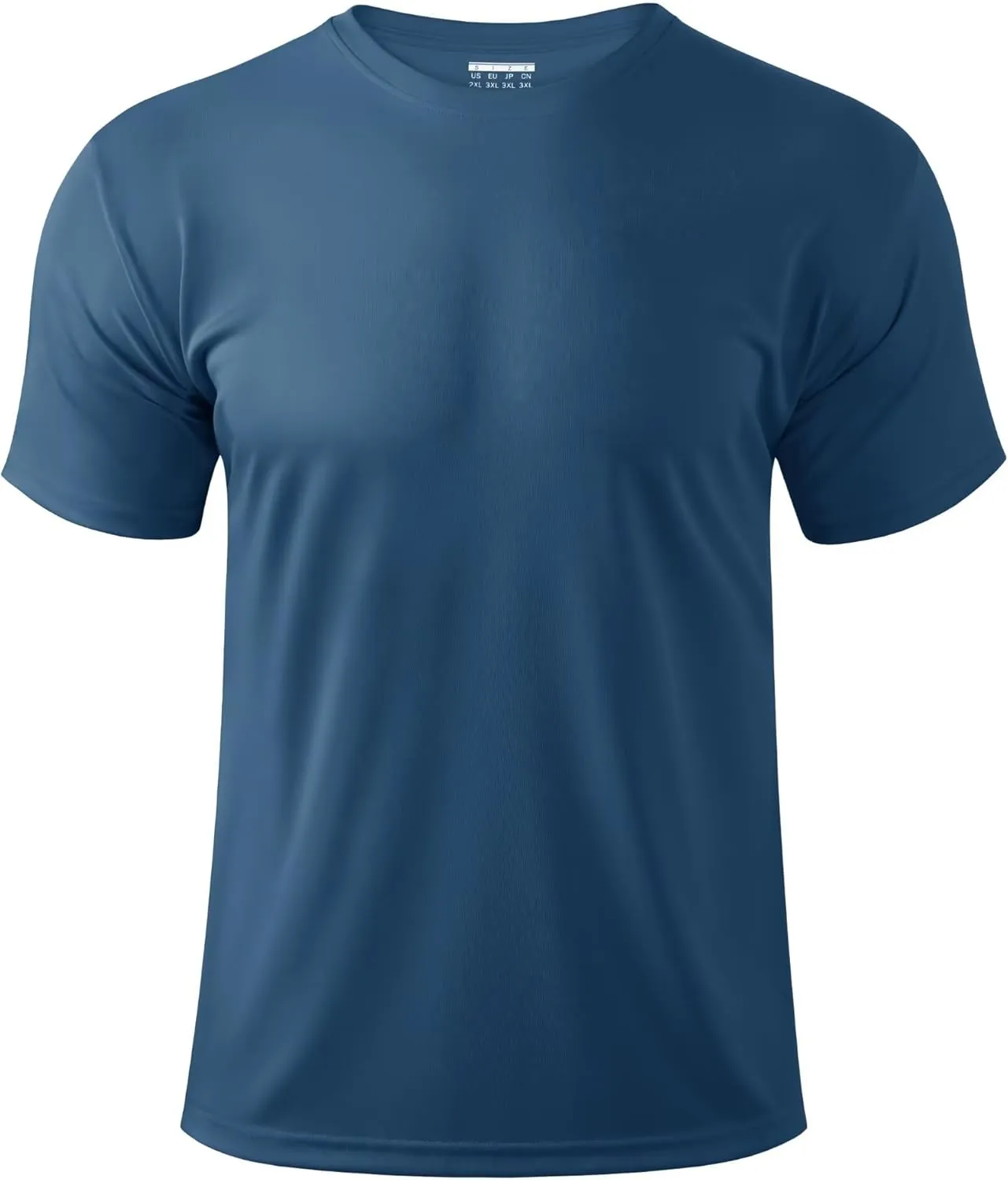 Boladeci Men's Swim Shirt Short Sleeve UPF 50  Sun Protection SPF UV Moisture Wicking Lightweight Quick Dry Rash Guard