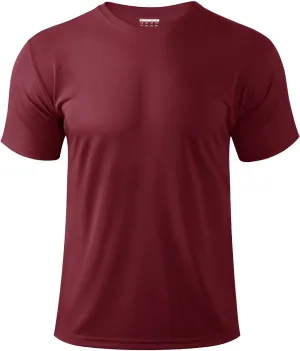 Boladeci Men's Swim Shirt Short Sleeve UPF 50  Sun Protection SPF UV Moisture Wicking Lightweight Quick Dry Rash Guard