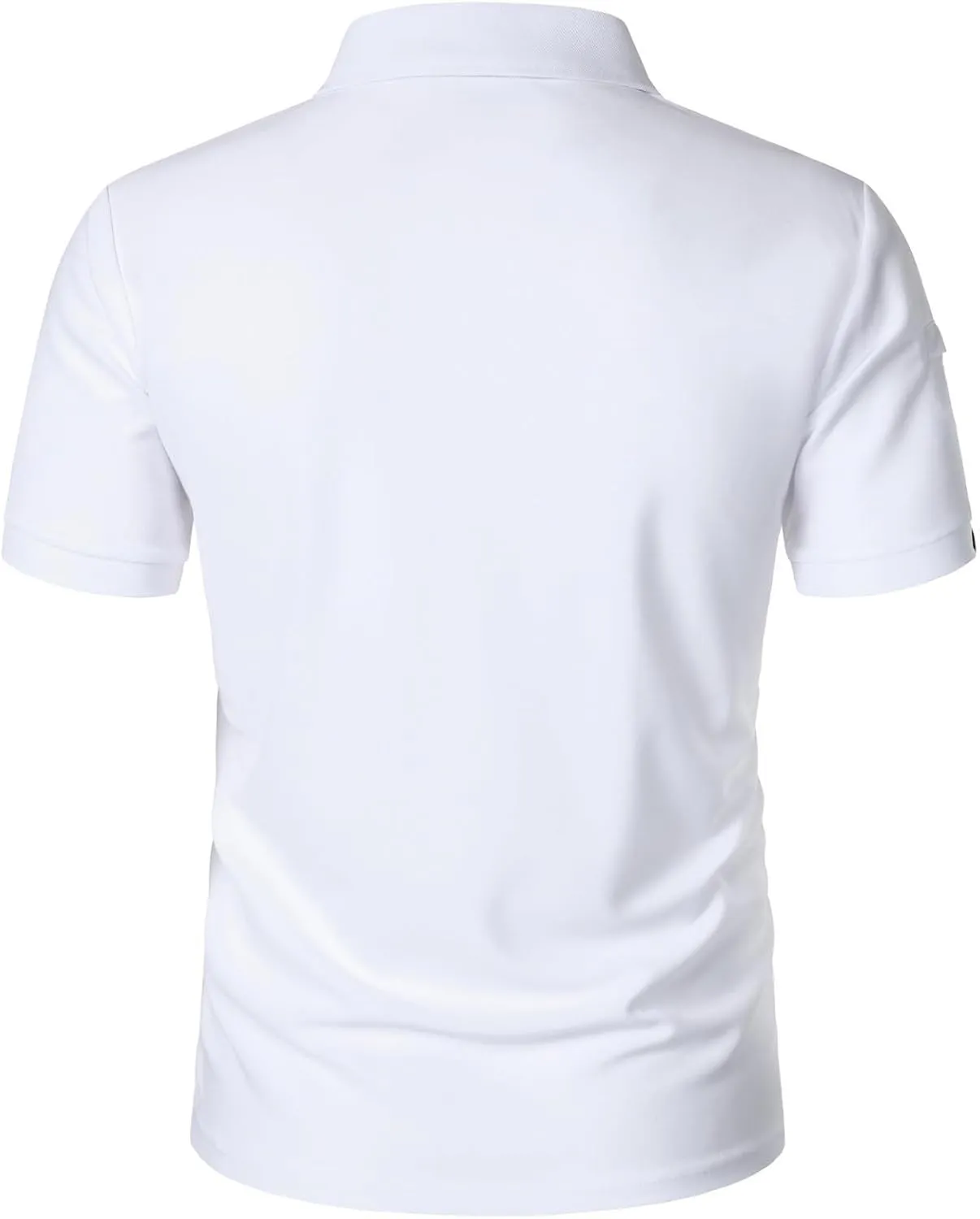 Business Henley Shirts Men Summer Lightweight Golf Tactical Short Sleeve Shirt Casual Moisture Wicking Quick Dry Tops