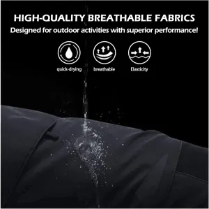 Cargo Shorts for Man Waterproof Stretch Multi Pockets Quick-Dry Outdoor Camping Running Athletic Men's Shorts