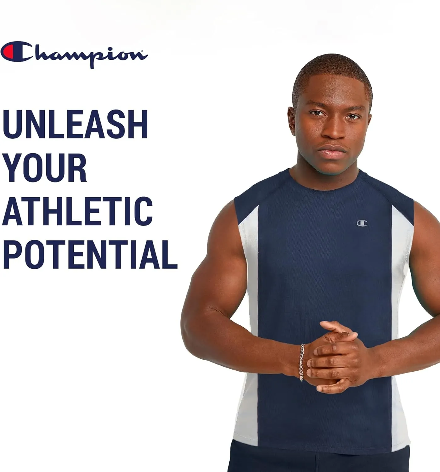 Champion Big and Tall Muscle Shirts for Men - Quick Dry Active Moisture Wicking