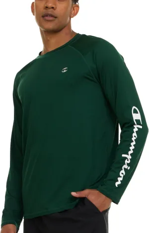 Champion Rash Guard for Men, Long Sleeve Mens Swim Shirt for Fishing Hiking UPF  50 SPF Sun UV Protection, Quick Dry