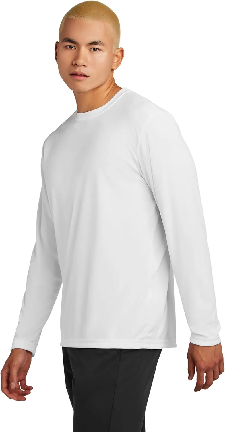 Clothe Co. Mens Long Sleeve Tee Shirts Moisture Wicking Dry Fit T-Shirts (Available in Big & Tall)