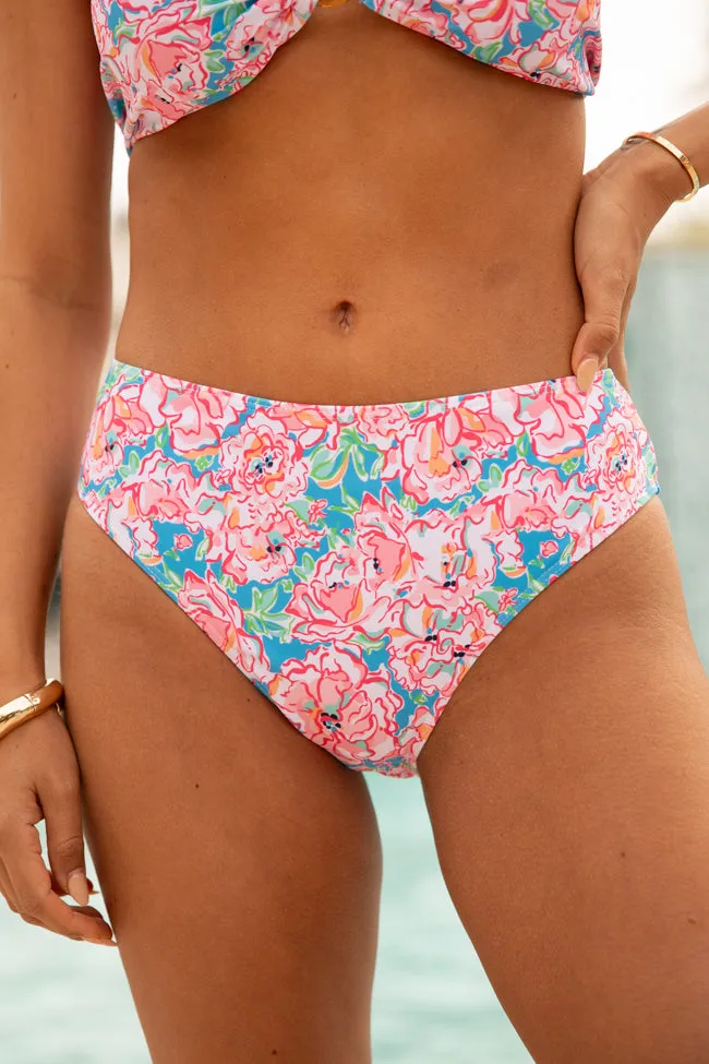 Current Events Floral Multi Printed Bikini Bottoms