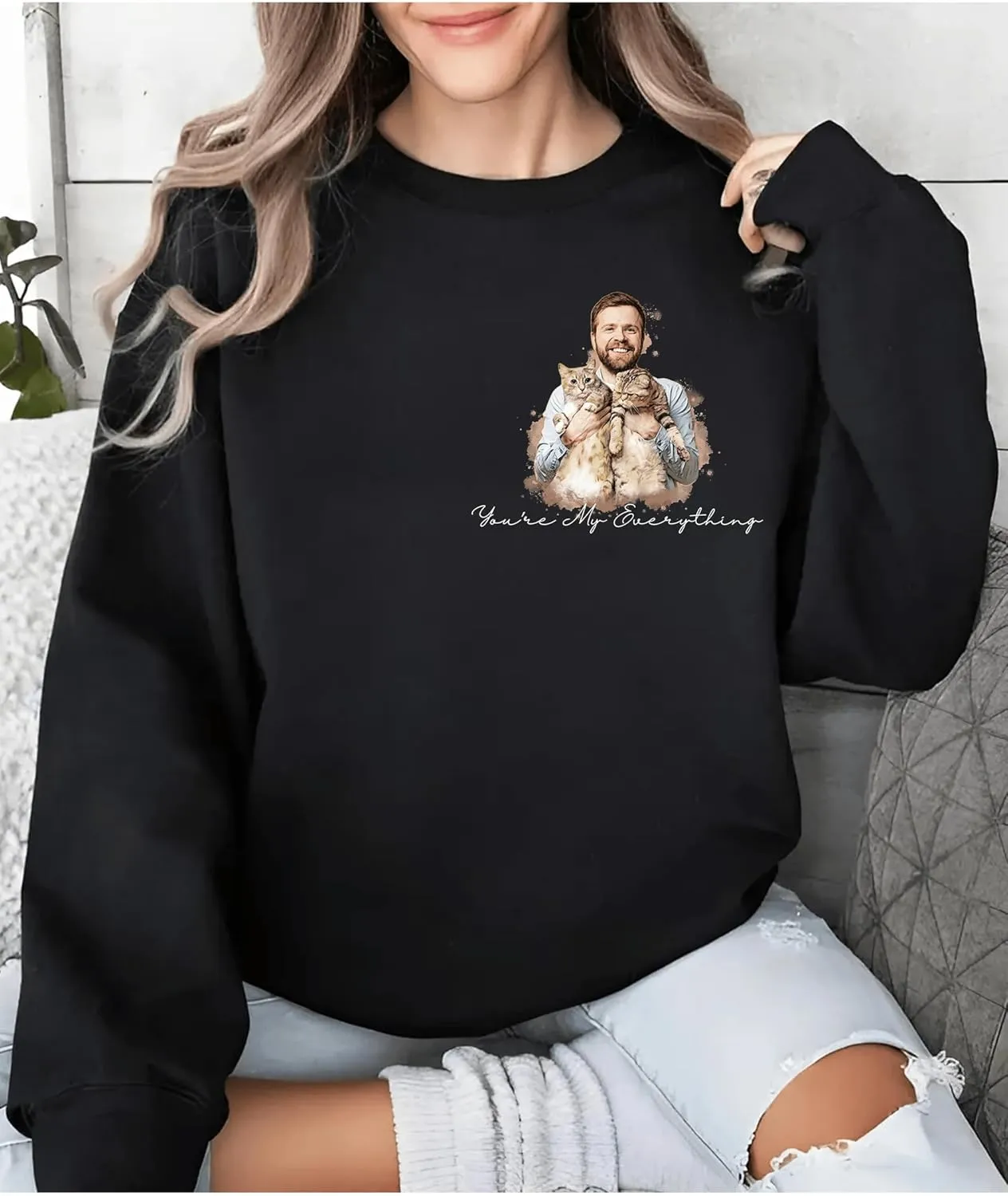 Custom Photo Shirts for Men Women, Shirts with Faces on Them Custom, Personalized Shirts for Boyfriend Girlfriend