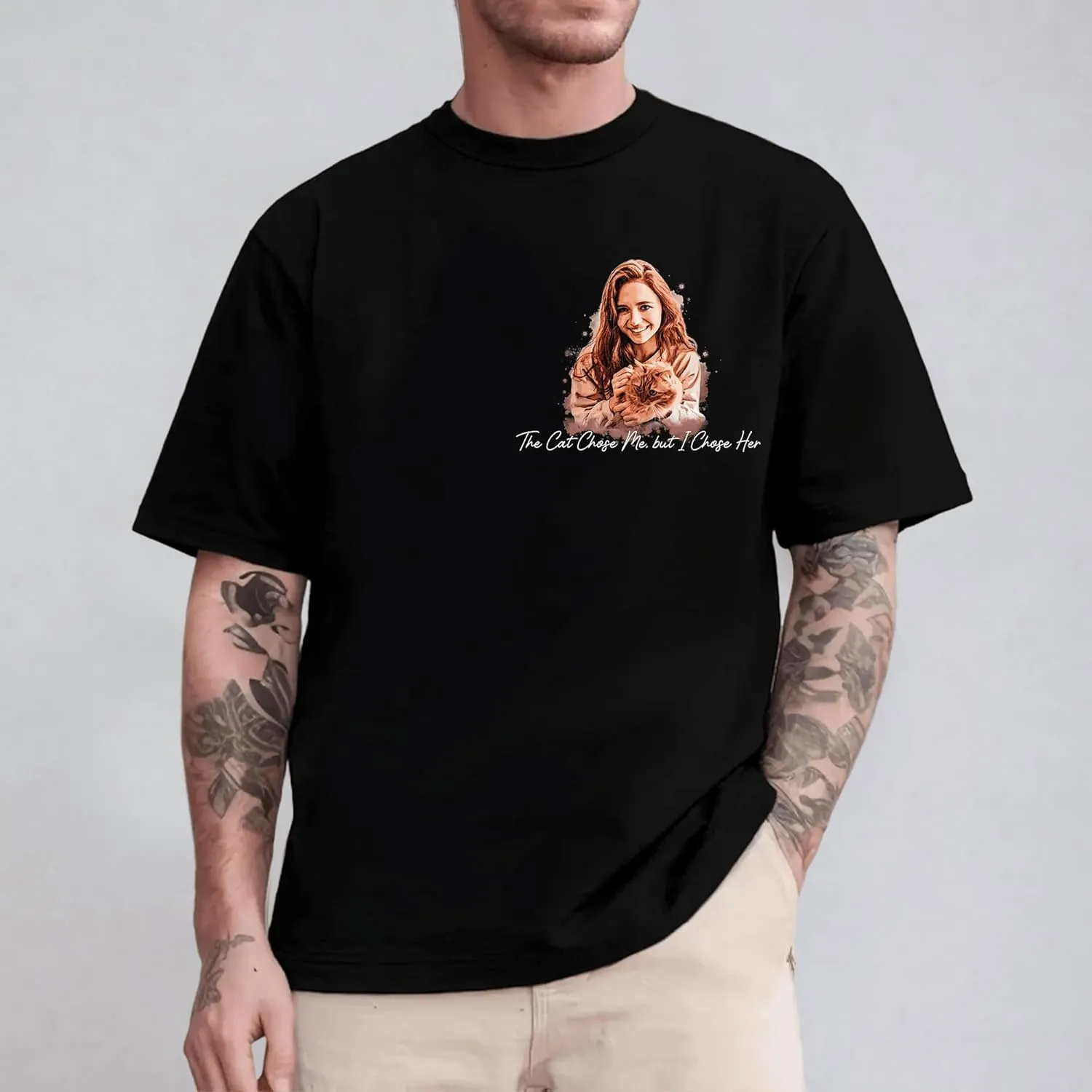 Custom Photo Shirts for Men Women, Shirts with Faces on Them Custom, Personalized Shirts for Boyfriend Girlfriend