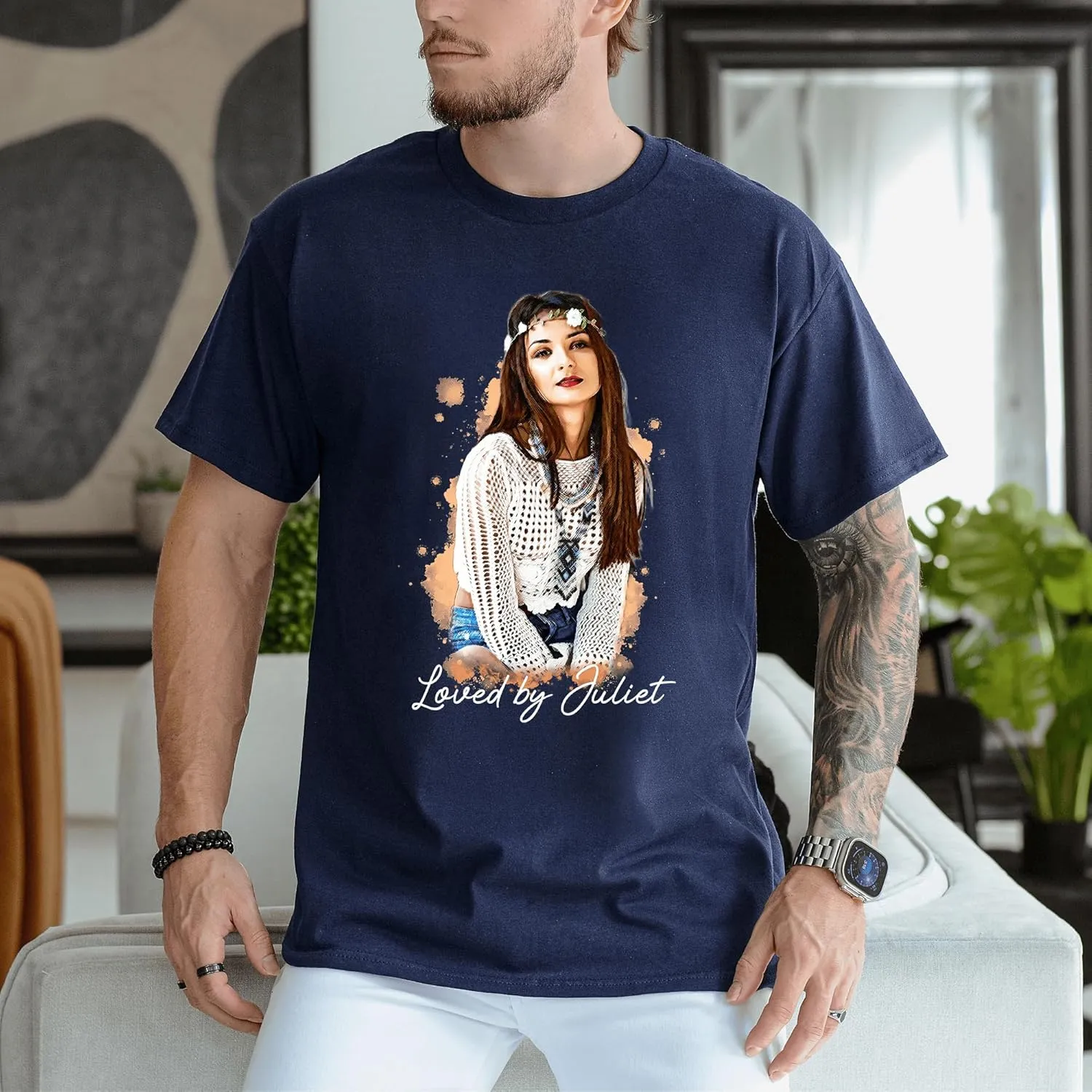 Custom Photo Shirts for Men Women, Shirts with Faces on Them Custom, Personalized Shirts for Boyfriend Girlfriend