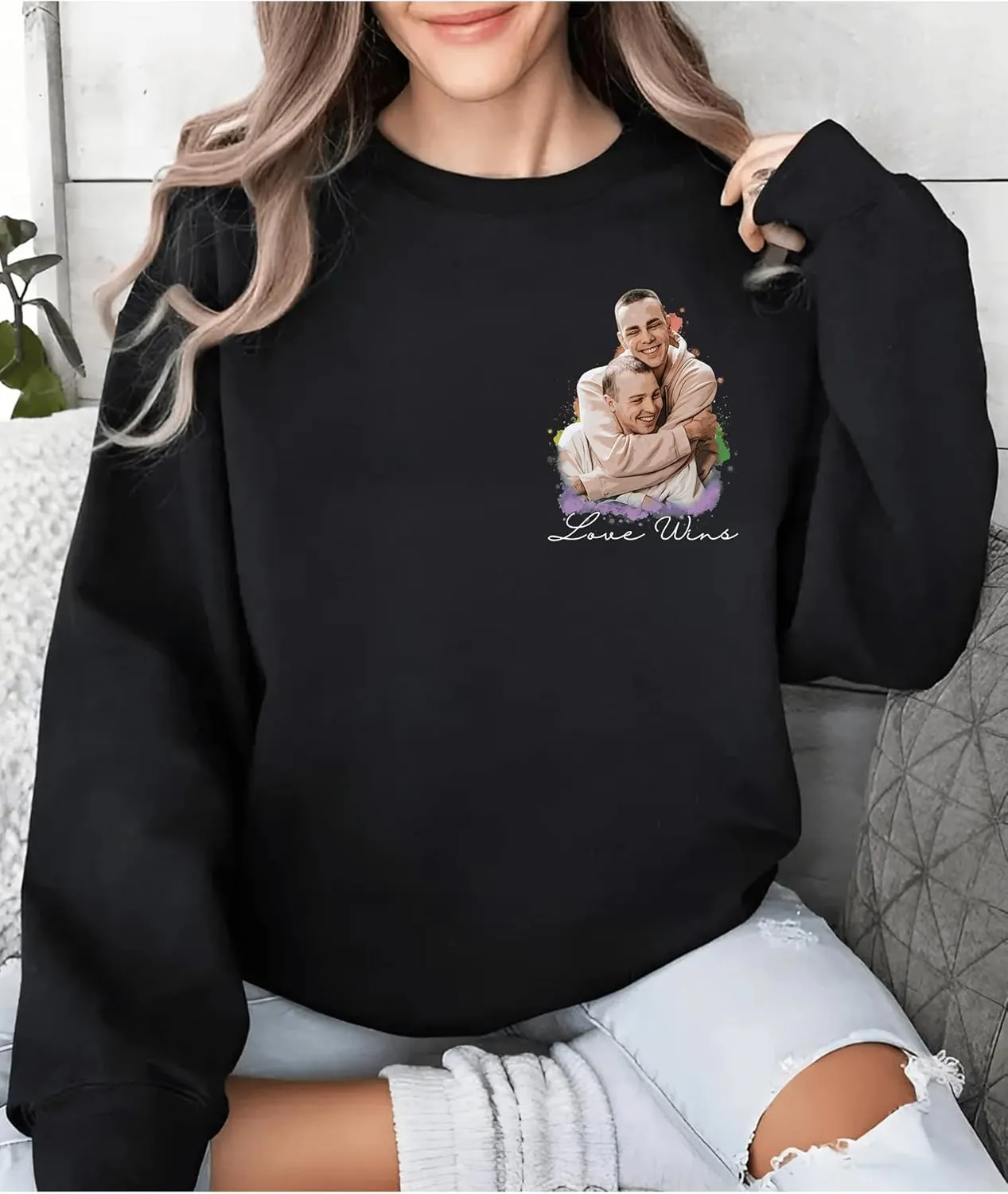 Custom Photo Shirts for Men Women, Shirts with Faces on Them Custom, Personalized Shirts for Boyfriend Girlfriend