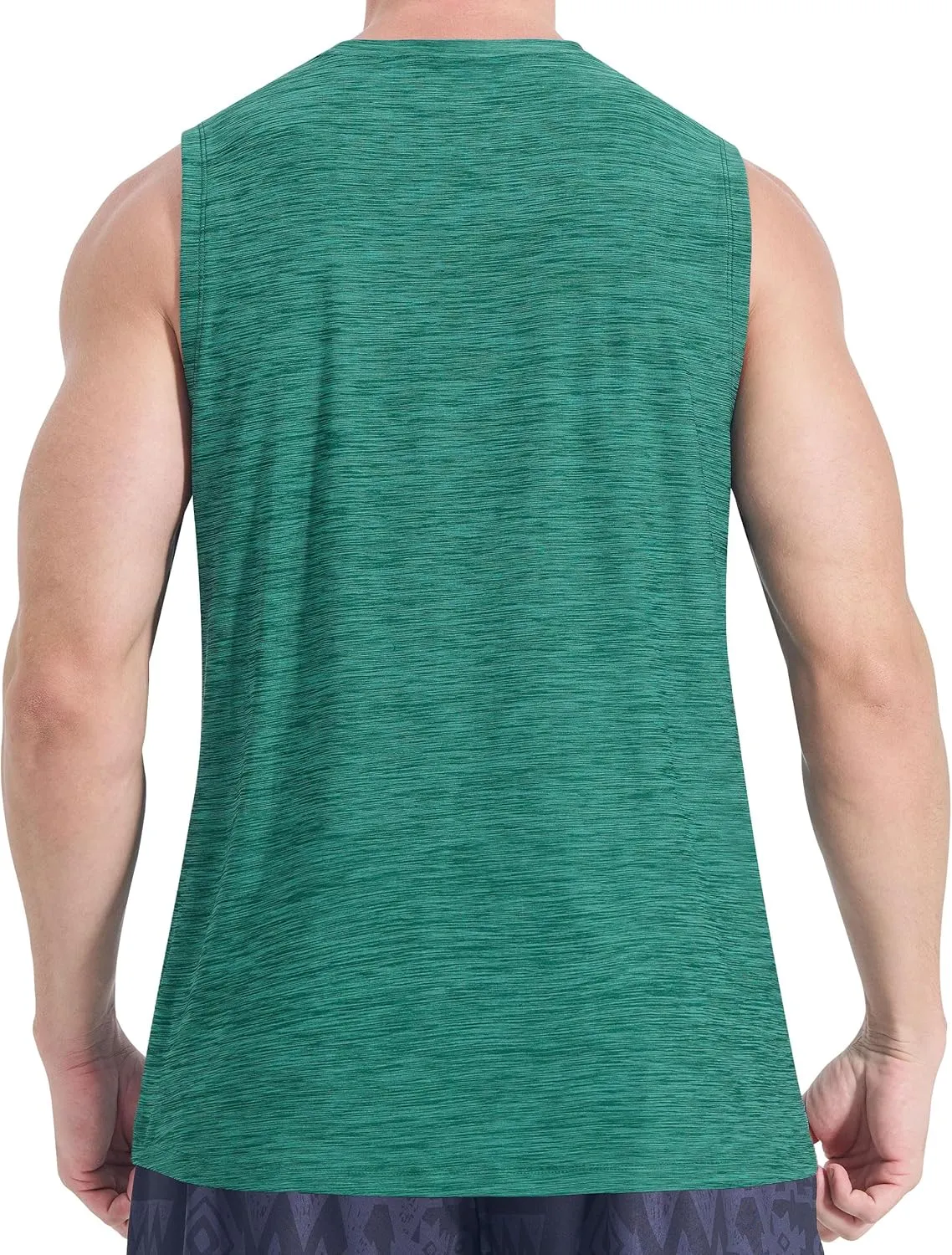 EZRUN Men's Tank Tops Quick Dry Workout Muscle Sleeveless Shirts Summer Gym Athletic Shirt for Swim Beach Running