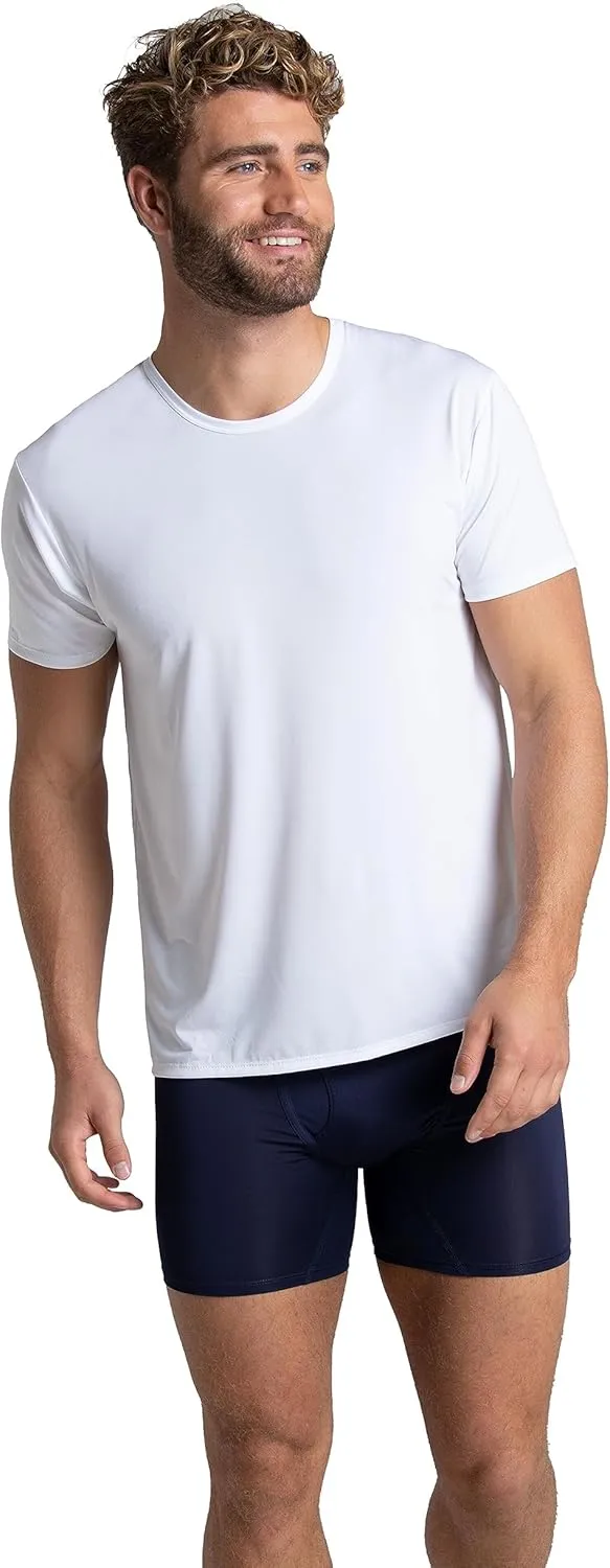 Fruit of the Loom Men's Cooling Undershirts, Quick Dry & Moisture Wicking