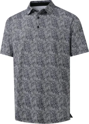 Golf Polo Shirts for Men - Print Moisture Wicking Quick Dry Short Sleeve Collared Polo Shirts for Golf Tennis Wear