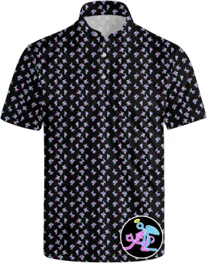 Golf Shirts for Men Quick Dry Funny Golf Polo Shirts Short Sleeve Moisture Wicking Polo Shirts for Men