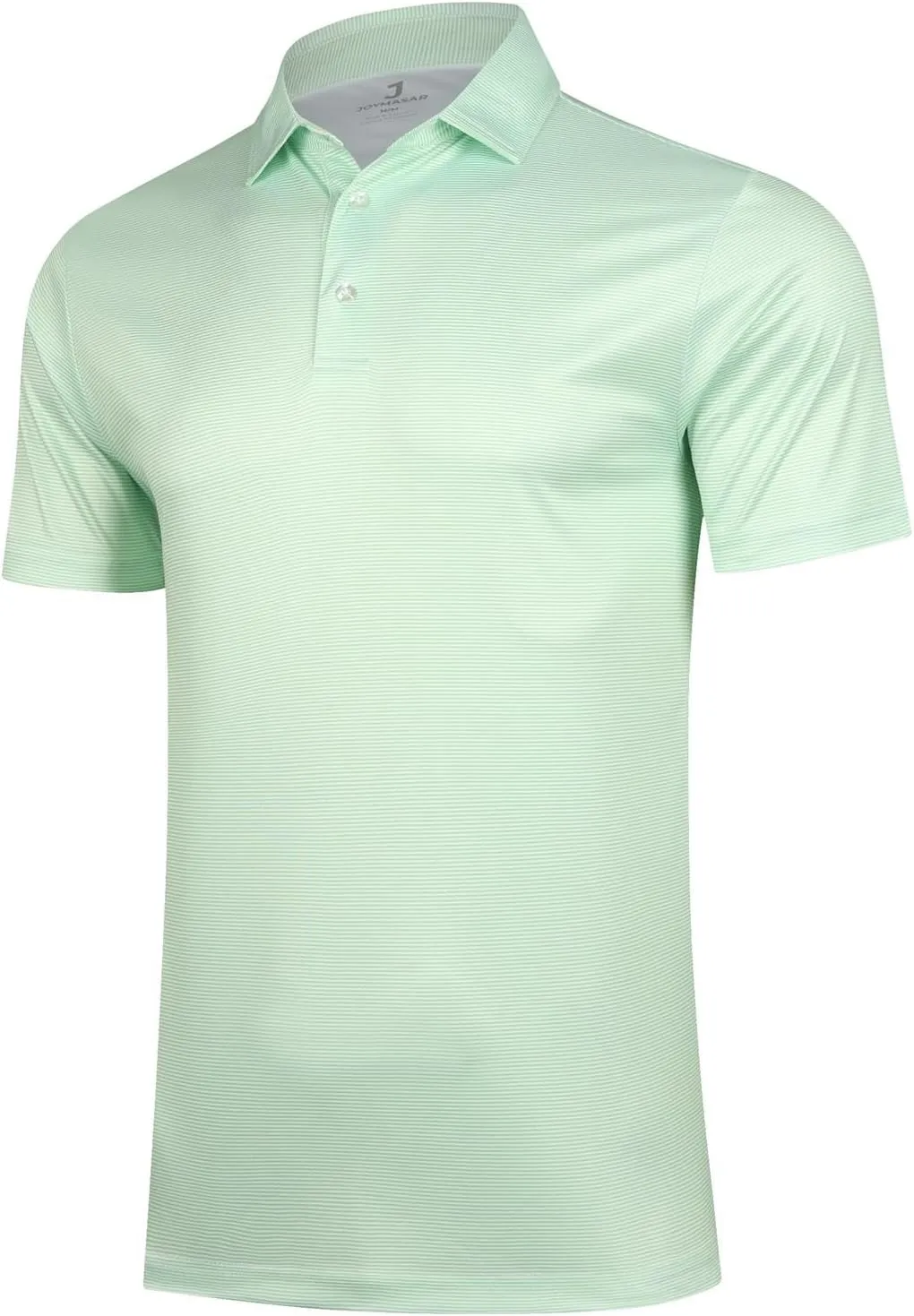 Golf Shirts for Men - Short Sleeve Performance Print Moisture Wicking Polo Shirt