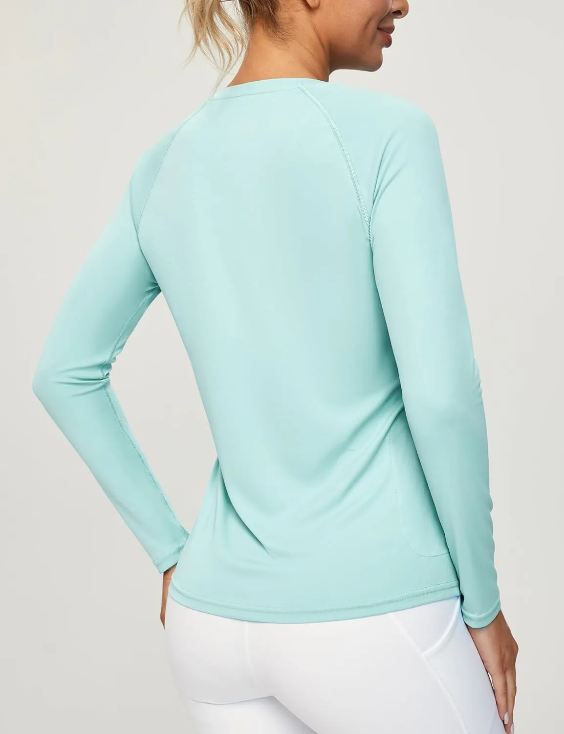 Heathyoga Rash Guard for Women UPF 50  SPF UV Protection Shirts for Women Long Sleeve Swim Shirts for Woman Sun Shirt
