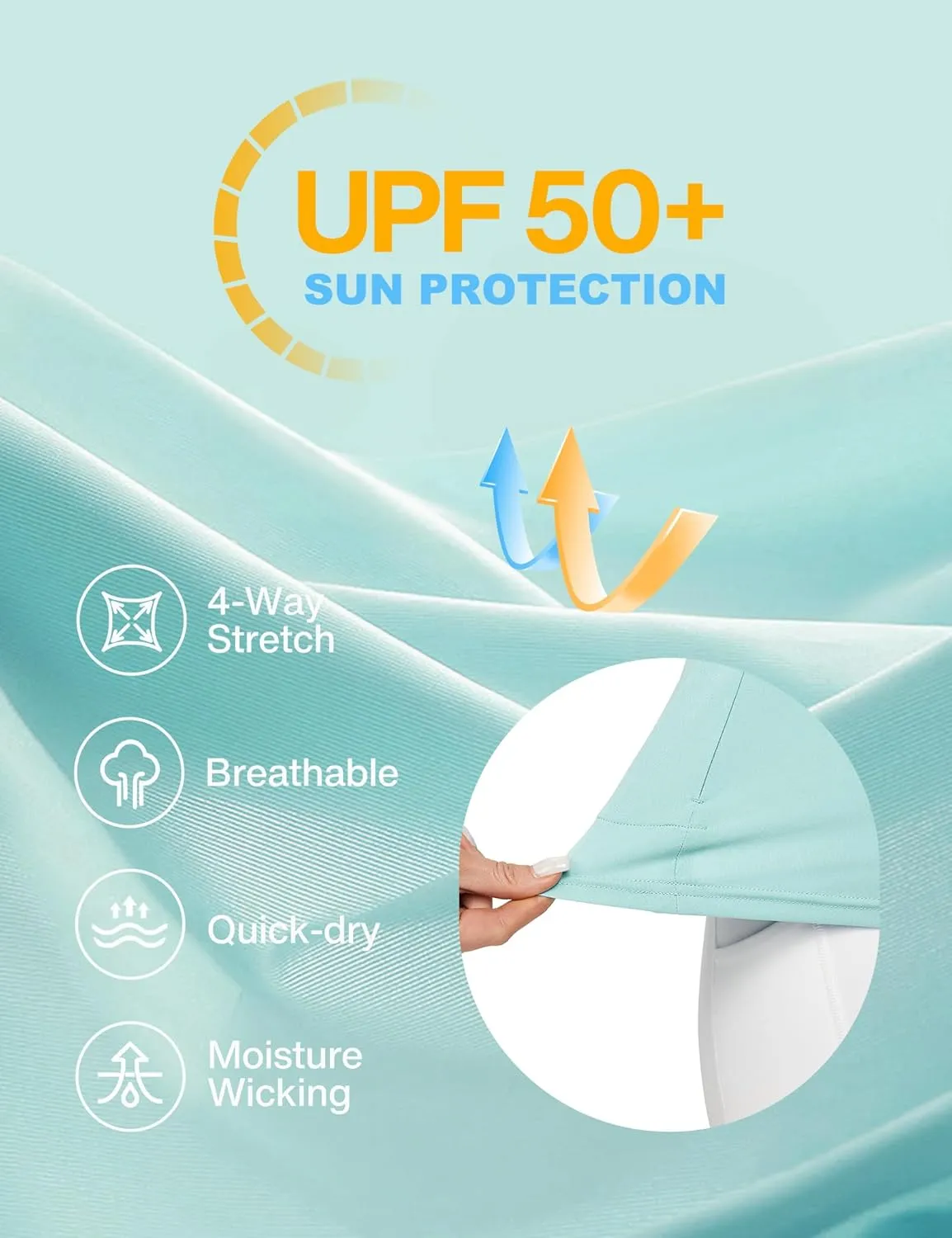Heathyoga Rash Guard for Women UPF 50  SPF UV Protection Shirts for Women Long Sleeve Swim Shirts for Woman Sun Shirt