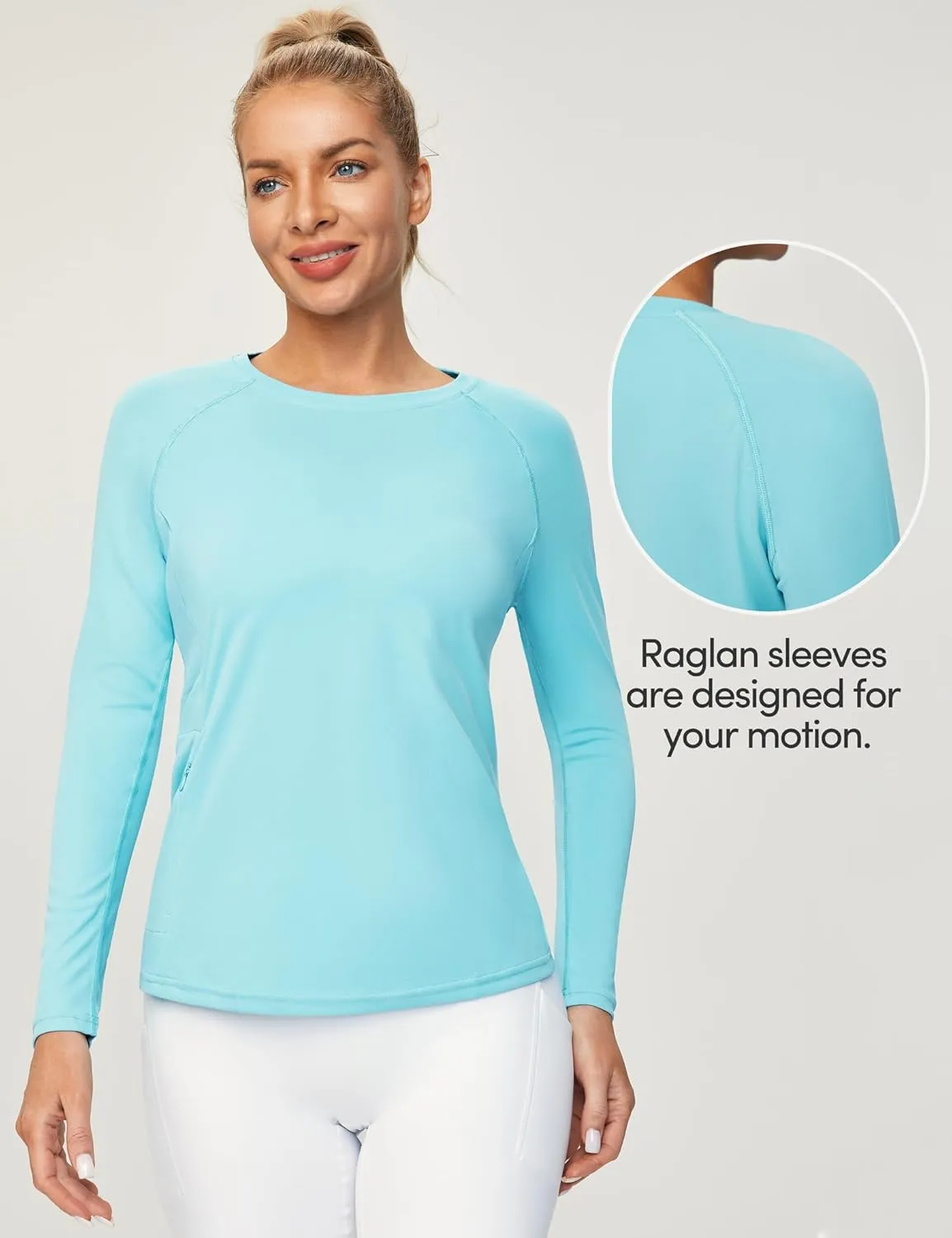 Heathyoga Rash Guard for Women UPF 50  SPF UV Protection Shirts for Women Long Sleeve Swim Shirts for Woman Sun Shirt
