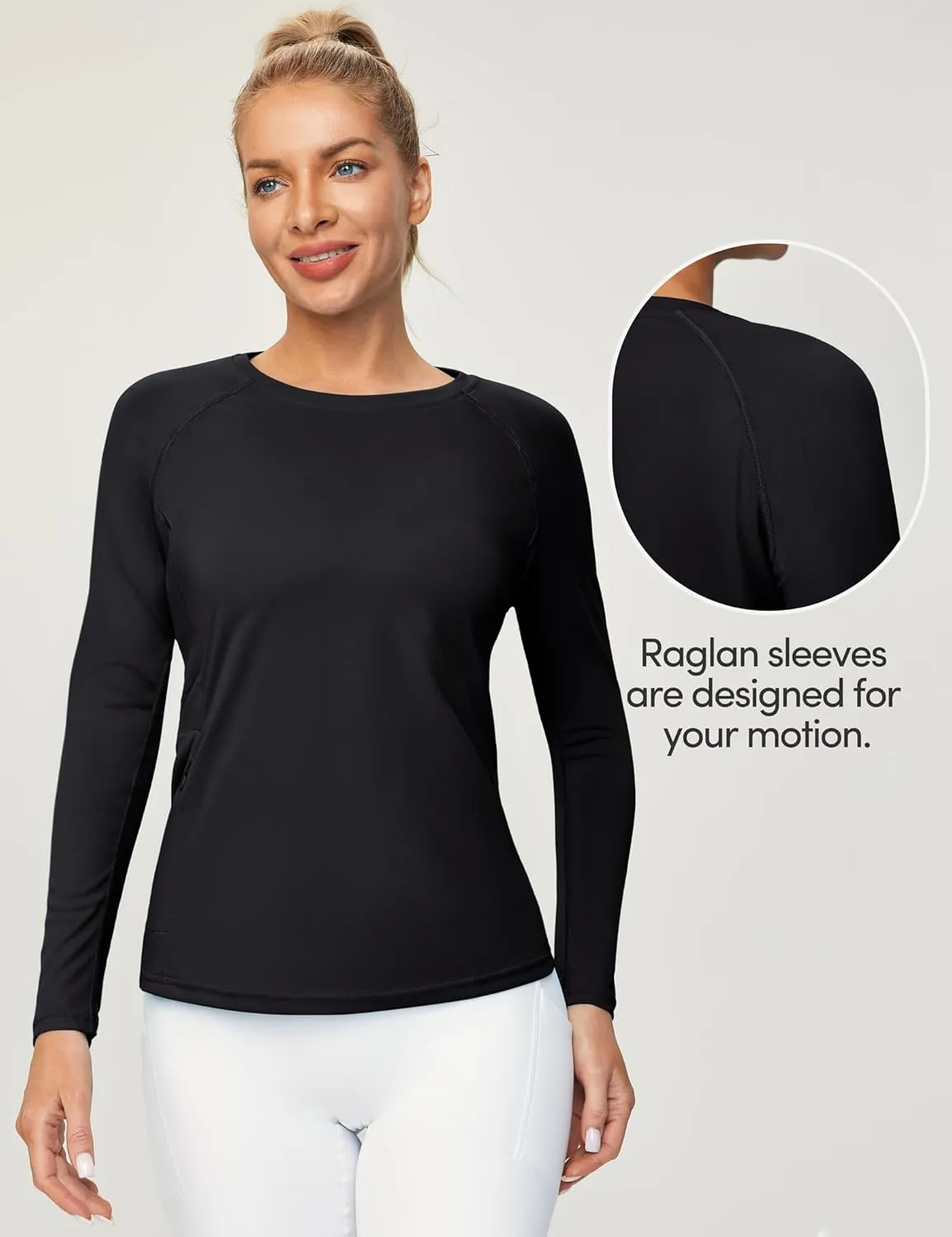 Heathyoga Rash Guard for Women UPF 50  SPF UV Protection Shirts for Women Long Sleeve Swim Shirts for Woman Sun Shirt