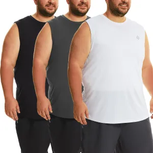 HOdo Big and Tall Mens Tank Tops Moisture Wicking Undershirt 3XL-6XL