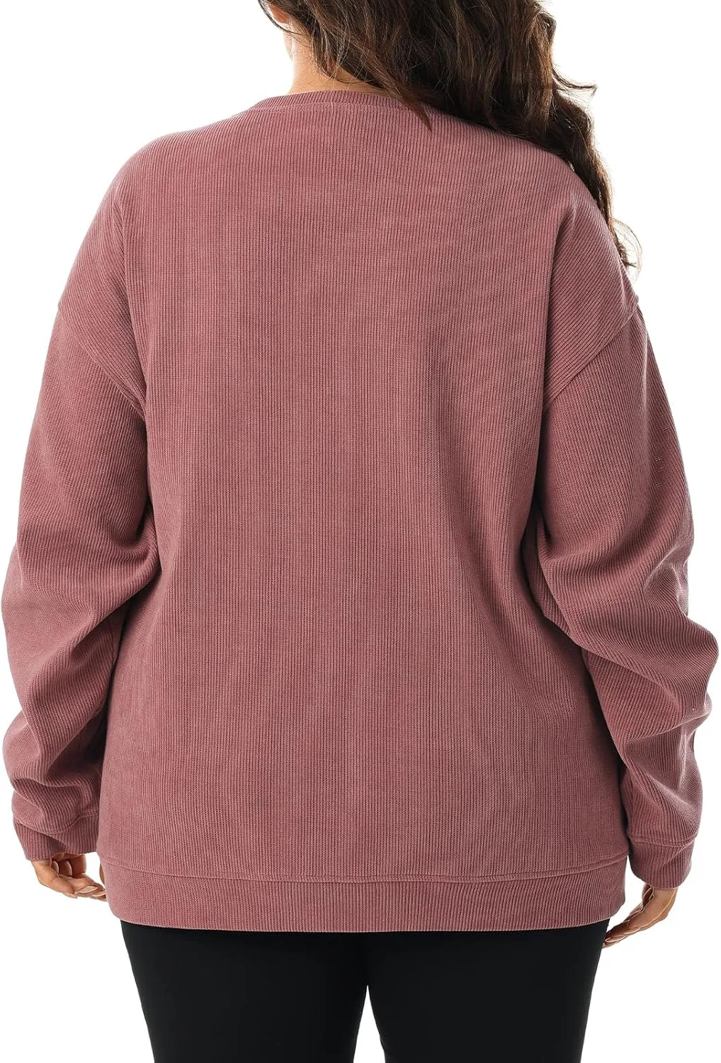 HOdo Women's Plus Size Sweatshirts Oversized Pullover Long Sleeve Tops Crew Neck Sweat Shirt Casual Loose Fitting 1X-5X