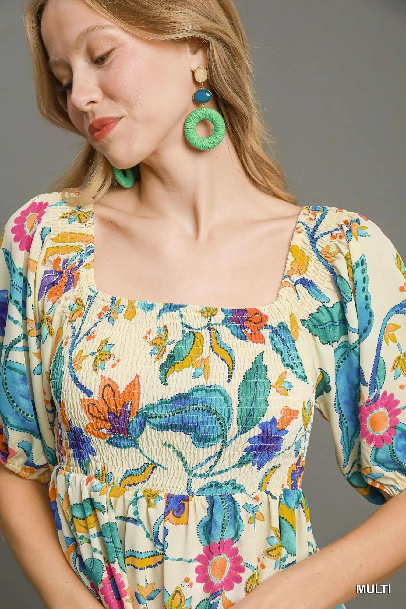 Isla Bloom Midi Dress