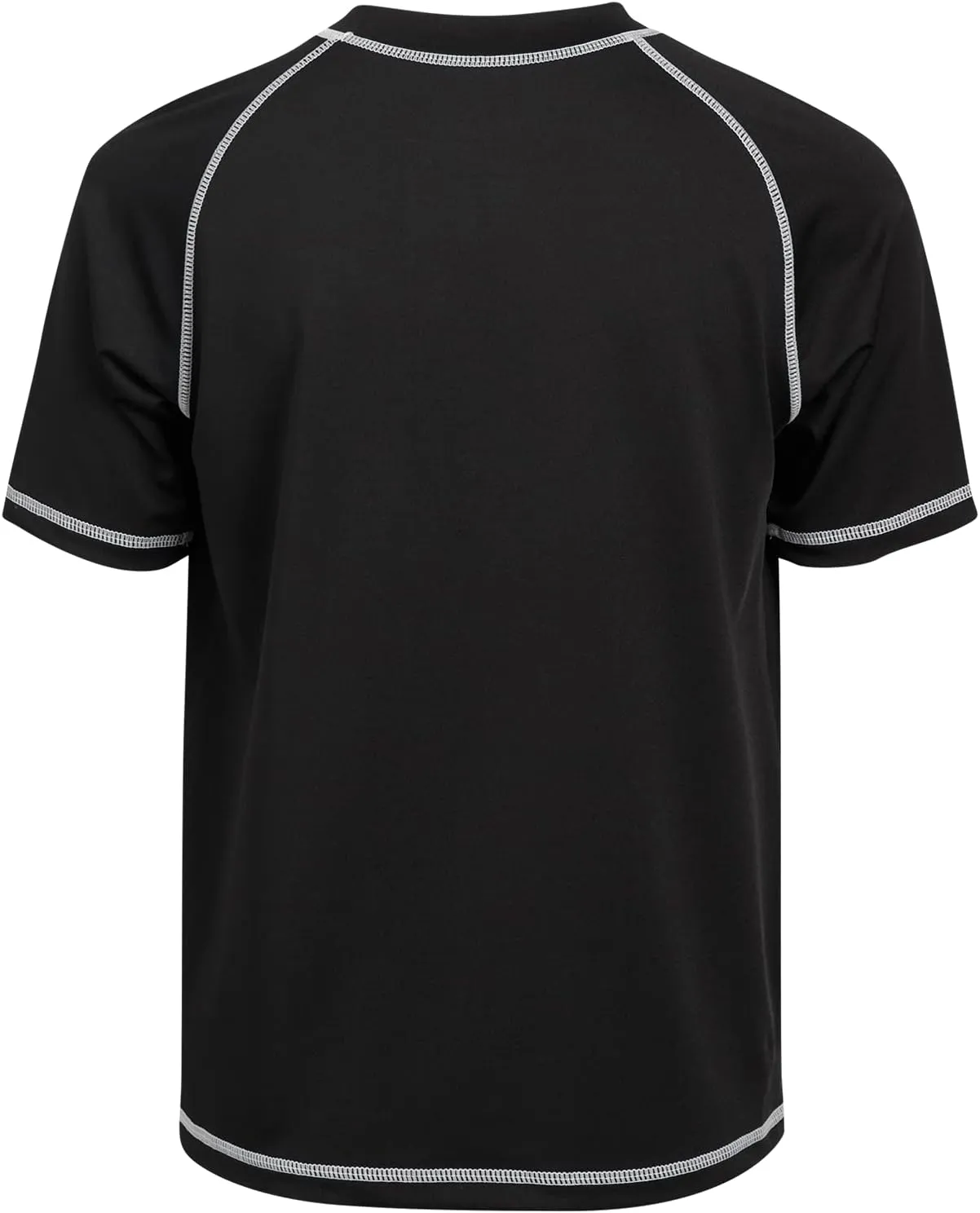 iXtreme Boys Swim Shirt - 2 Pack UPF 50  Quick Dry Sun Protection Short Sleeve Swimwear Rash Guard for Boys (Sizes: 12M-18)