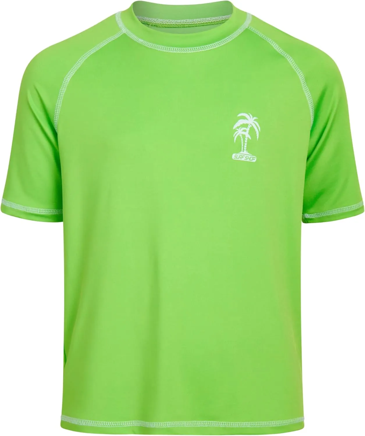 iXtreme Boys Swim Shirt - 2 Pack UPF 50  Quick Dry Sun Protection Short Sleeve Swimwear Rash Guard for Boys (Sizes: 12M-18)