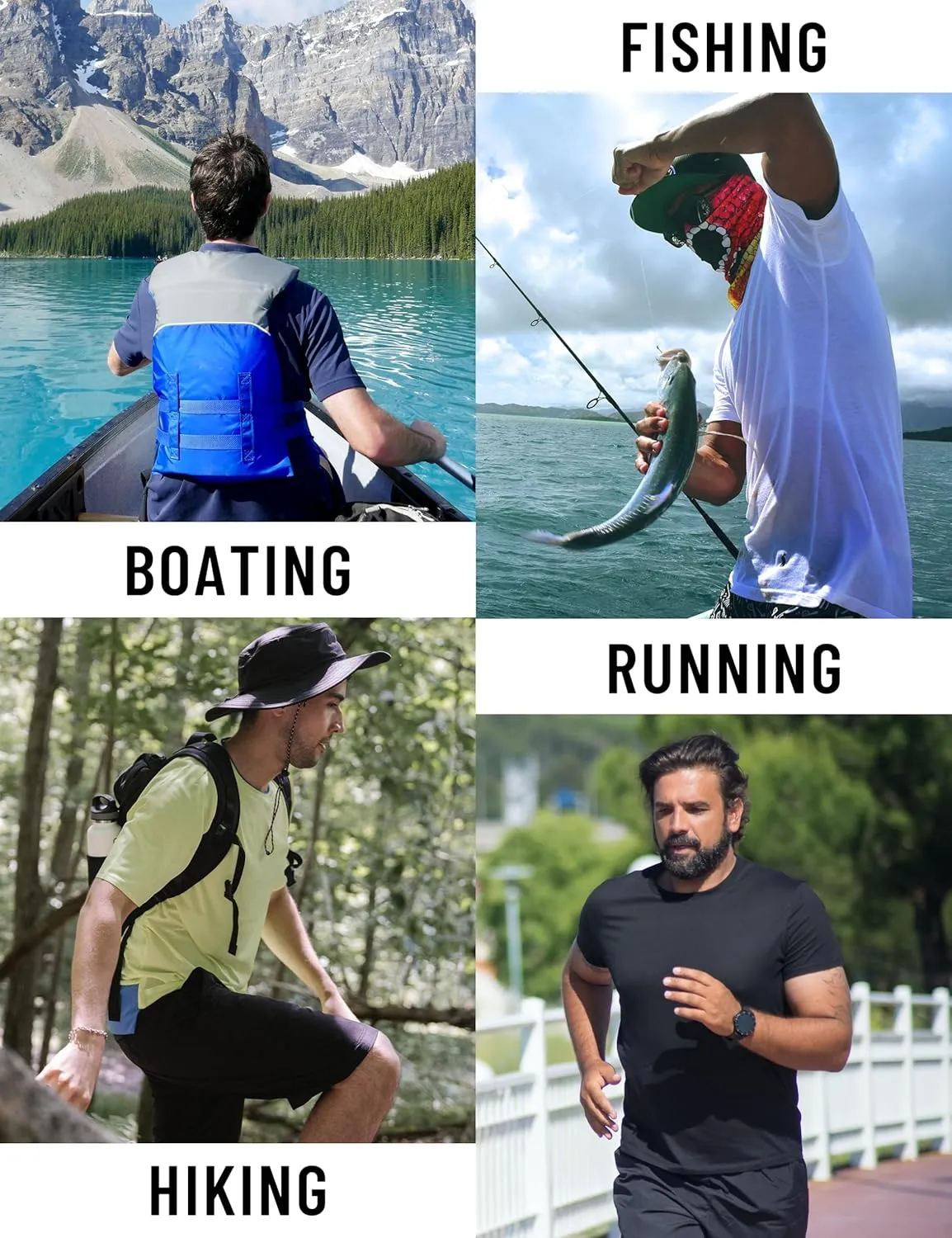 KEFITEVD Long Sleeve Shirts for Mens UPF 50  1/4 Zip Pullover Shirts Outdoor Cooling Athletic Shirt Swim Summer Rash Guard