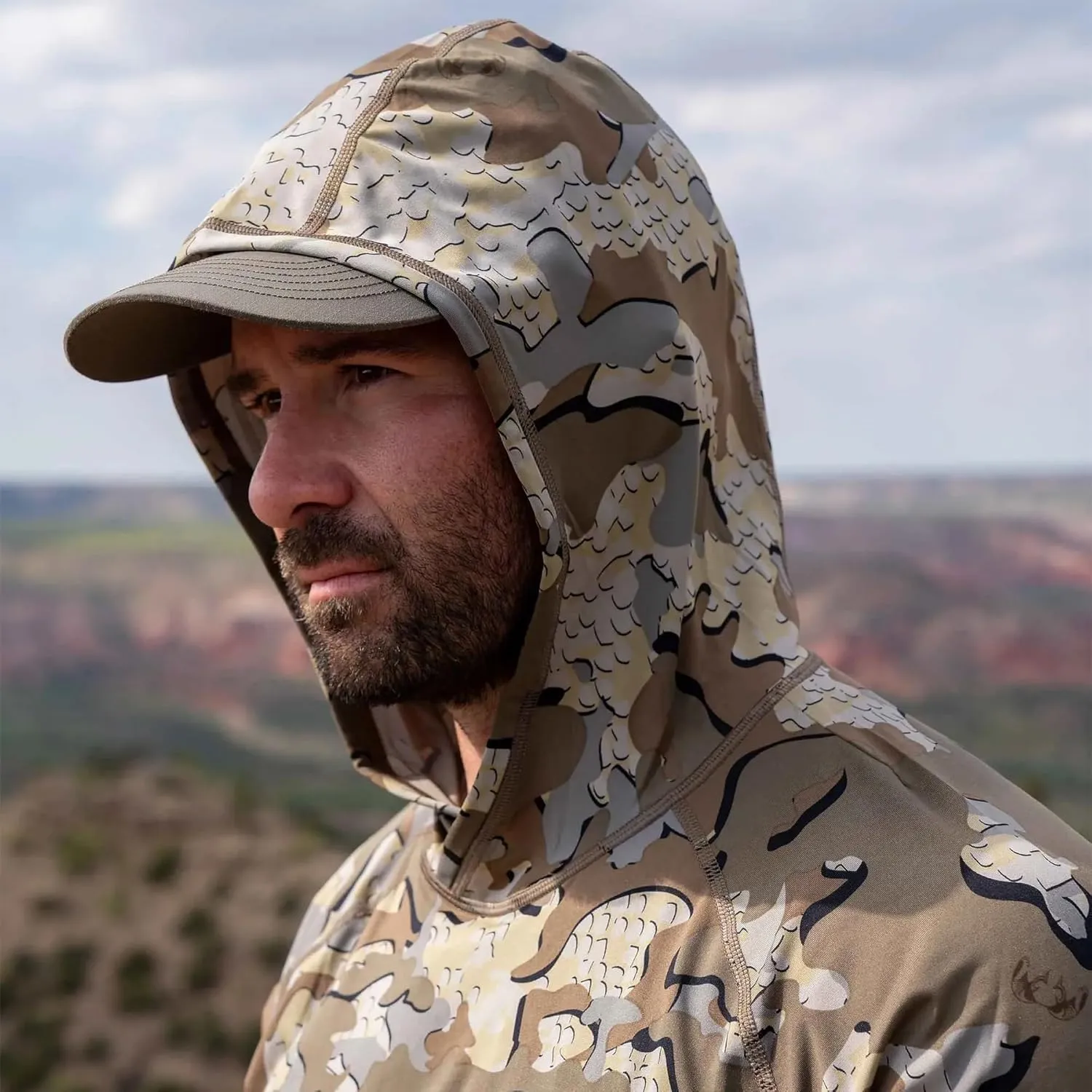 KUIU Gila LS Hoodie UPF 50  Cooling Shirt for Hunting & Outdoors Quick-Dry, Odor Resistant, Lightweight & Breathable