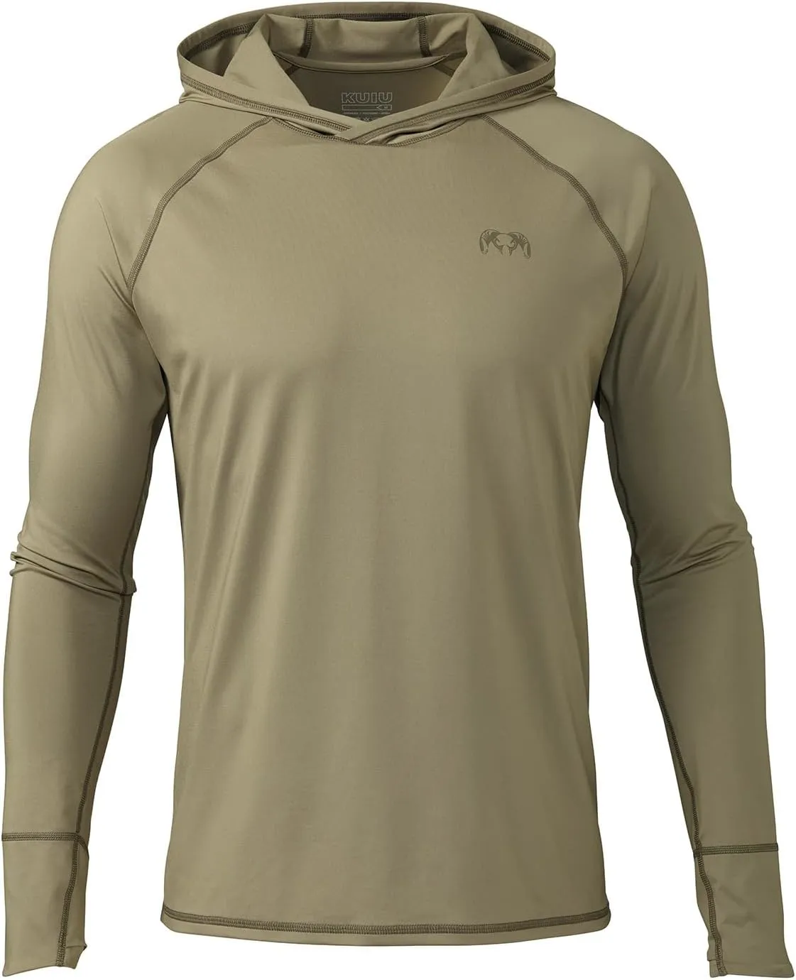 KUIU Gila LS Hoodie UPF 50  Cooling Shirt for Hunting & Outdoors Quick-Dry, Odor Resistant, Lightweight & Breathable