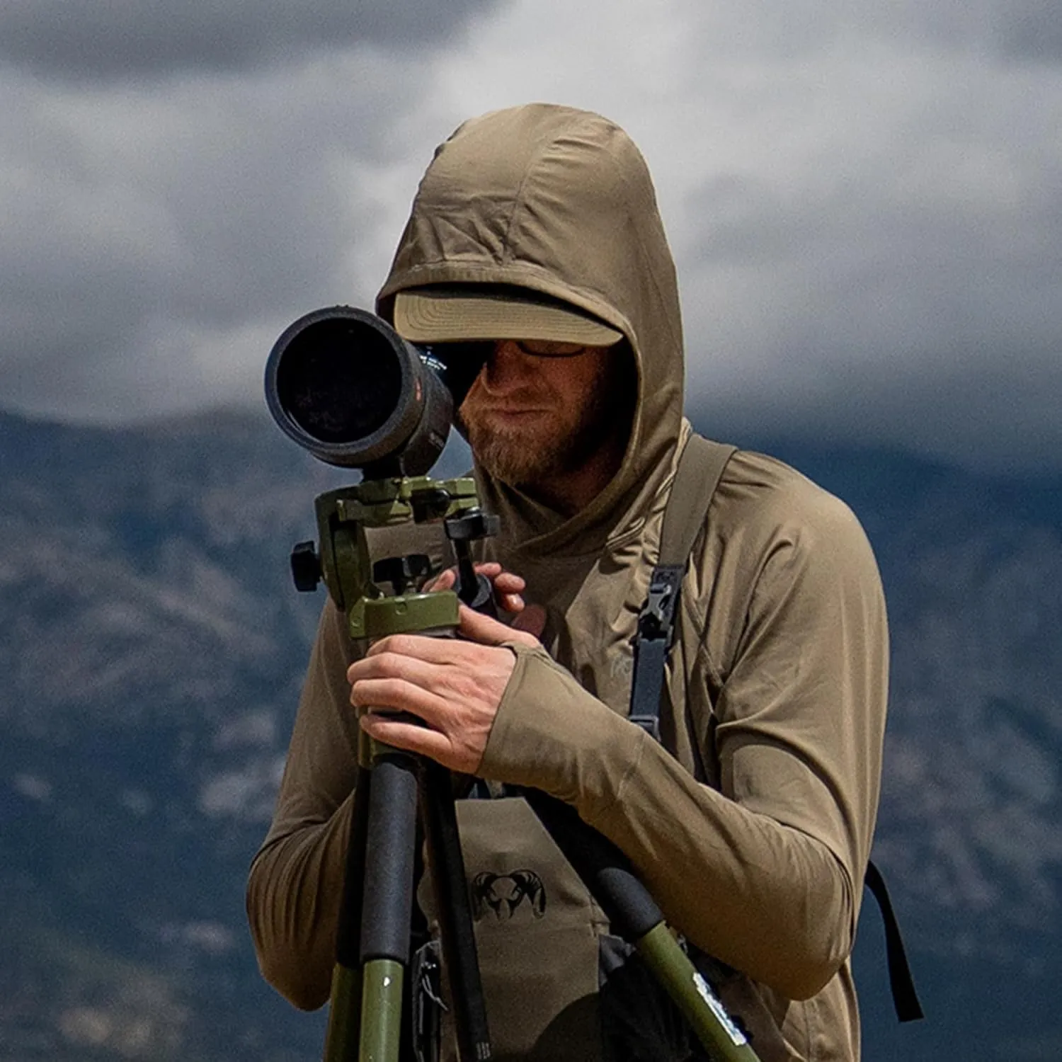 KUIU Gila LS Hoodie UPF 50  Cooling Shirt for Hunting & Outdoors Quick-Dry, Odor Resistant, Lightweight & Breathable