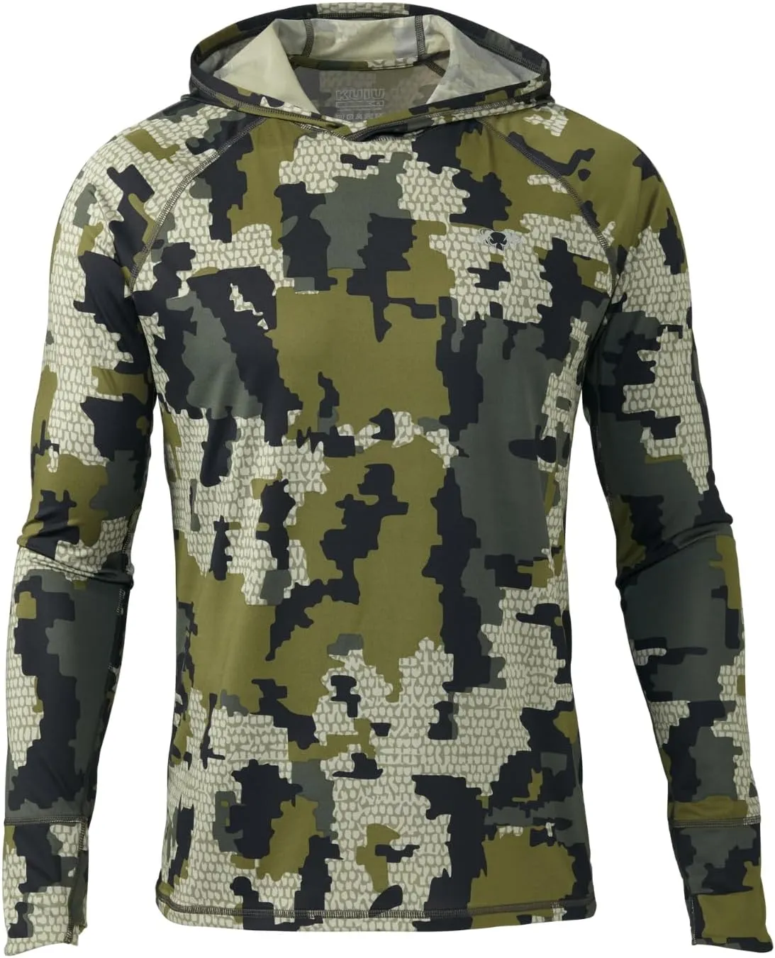 KUIU Gila LS Hoodie UPF 50  Cooling Shirt for Hunting & Outdoors Quick-Dry, Odor Resistant, Lightweight & Breathable