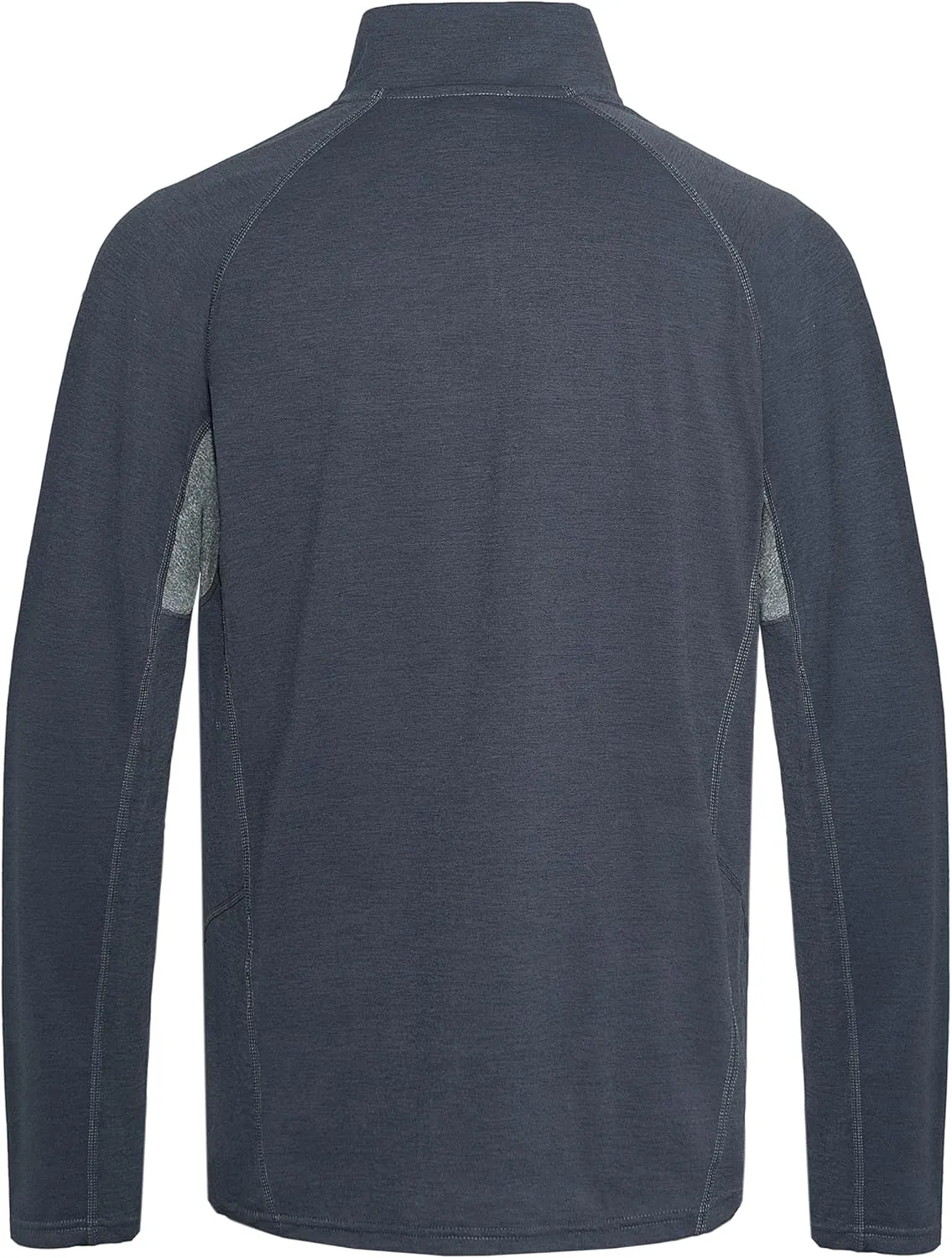 Little Donkey Andy Men's Lightweight Quarter Zip Pullover,UPF 50  Long Sleeve Athletic Shirts for Outdoor Running Golf