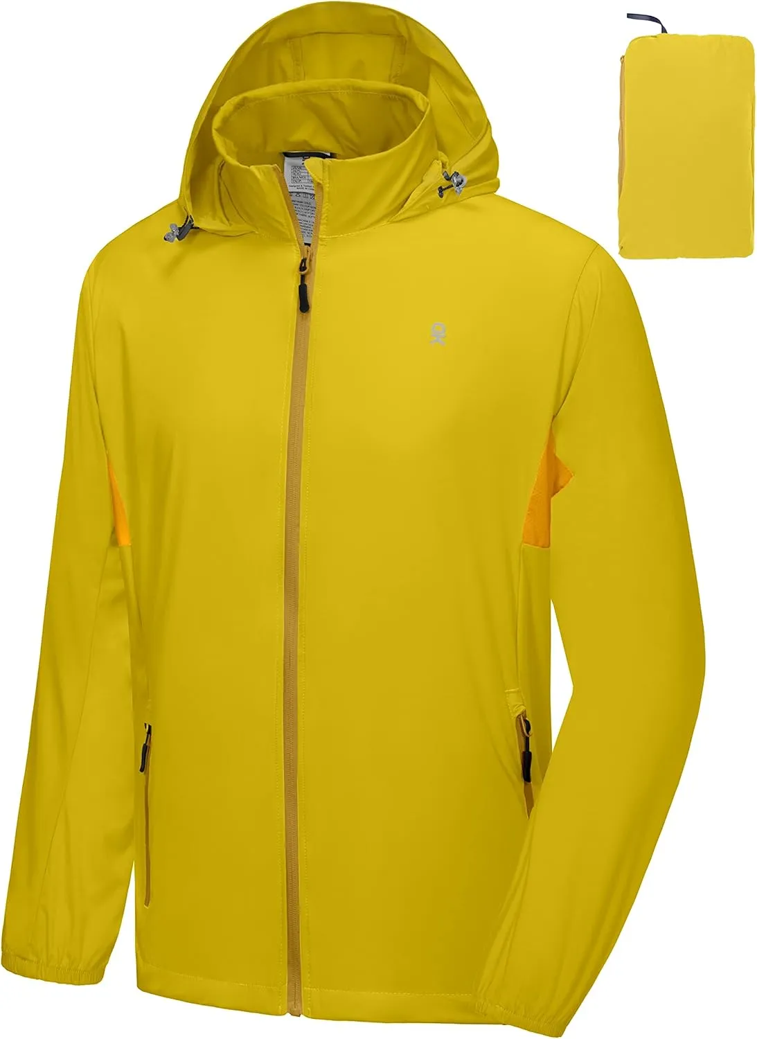 Little Donkey Andy Mens Sun Protection Breathable Jacket UPF 50 , Lightweight Summer Shirts Packable for Running Hiking