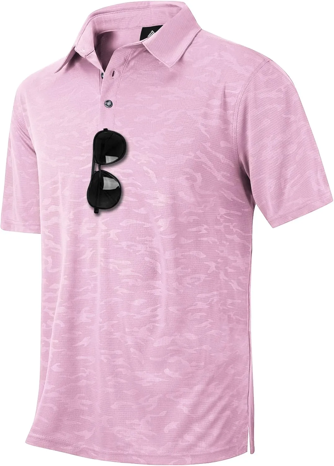 LLdress Mens Polo Shirts Moisture Wicking Dry Fit Performance Short Sleeve Golf Shirt