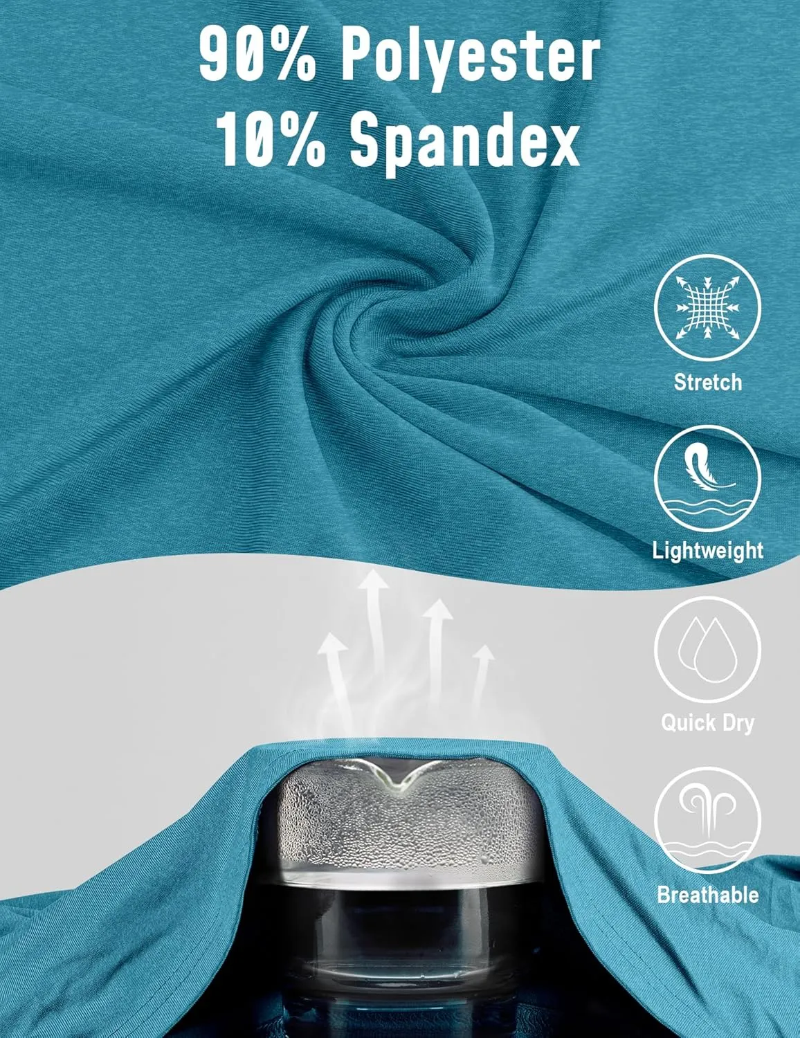 Long Sleeve Shirts for Men 4 Pack Workout T Shirt UPF 50  Rash Guard Quick Dry Fit Fishing Athletic Tshirt