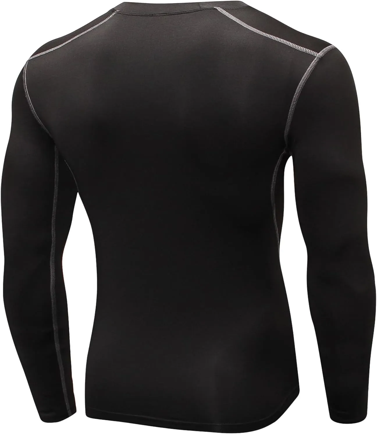 Men's Compression Shirts Long Sleeve Athletic T-Shirts Workout Running Tops Quick Dry Baselayer Undershirts for Football