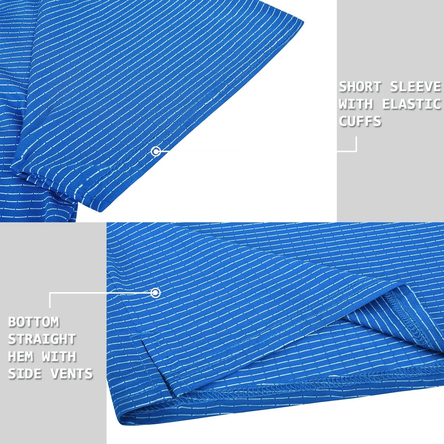 Men's Golf Polo Shirts Lightweight Short Sleeve Quick Dry Moisture Wicking T-Shirts