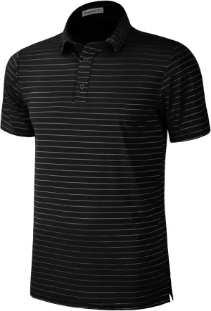 Men's Golf Polo Shirts Lightweight Short Sleeve Quick Dry Moisture Wicking T-Shirts