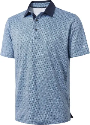 Mens Golf Shirts Short Sleeve Moisture Wicking Dry Fit Print Performance Athletic Casual Golf Polo Shirts for Men