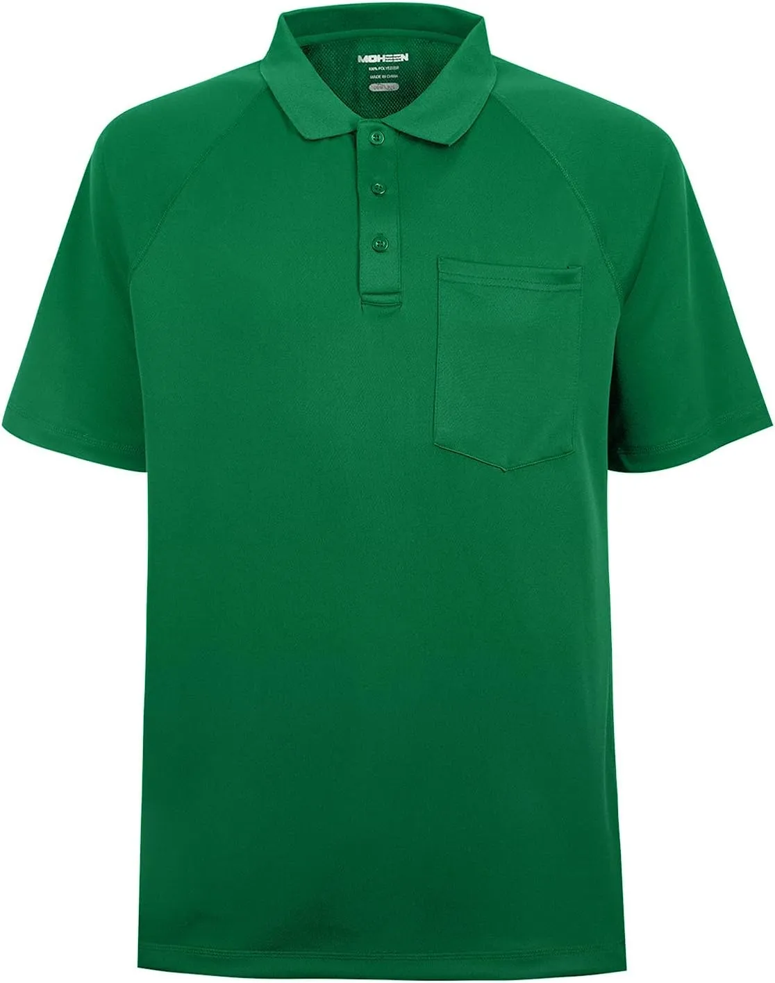 Mens Moisture Wicking Golf Polo Shirts UPF 50  Short Sleeve Shirt M-5XL