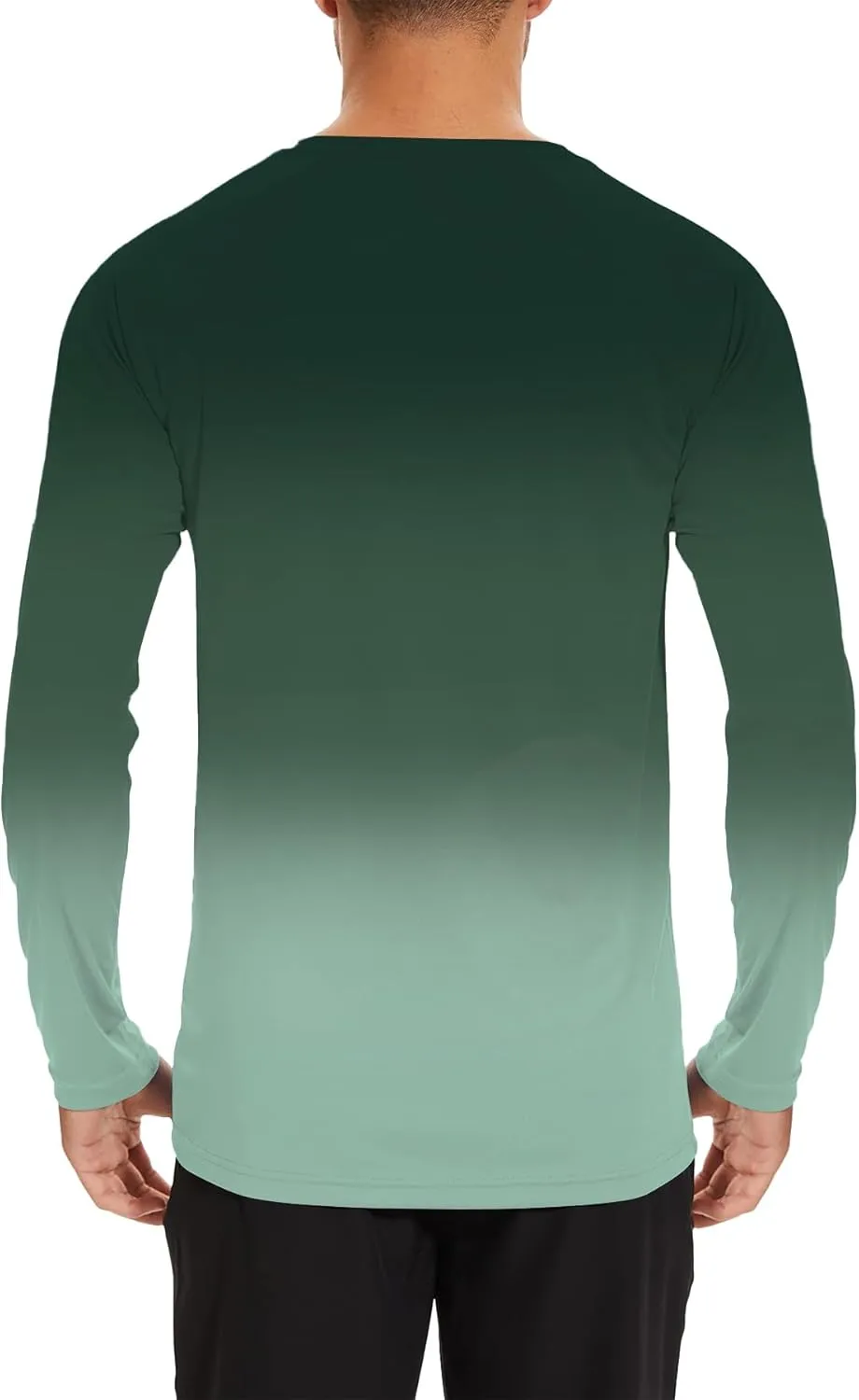 Mens Rash Guard Long Sleeve UPF 50  Quick Dry Sun Shirt UV Protection SPF Water Shirt Fishing Swimming HH24024